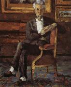 Paul Cezanne Portrait de Victor Chocquet oil on canvas